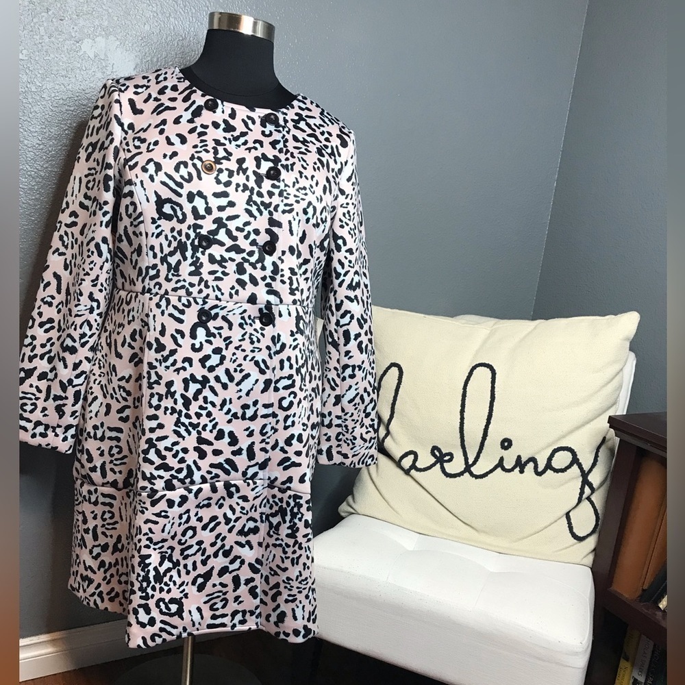 Nwt Eloquii Studio Leopard Print Coat Size 22w - image 4